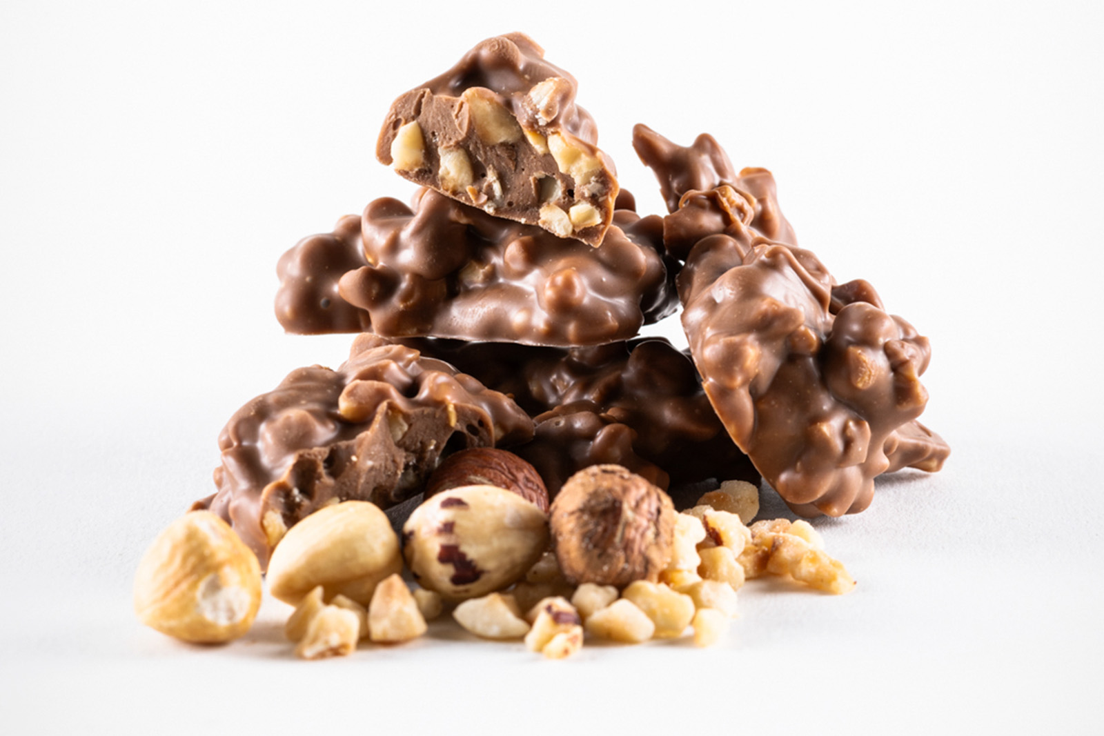Chocoladerotsjes - melkchocolade met hazelnoot