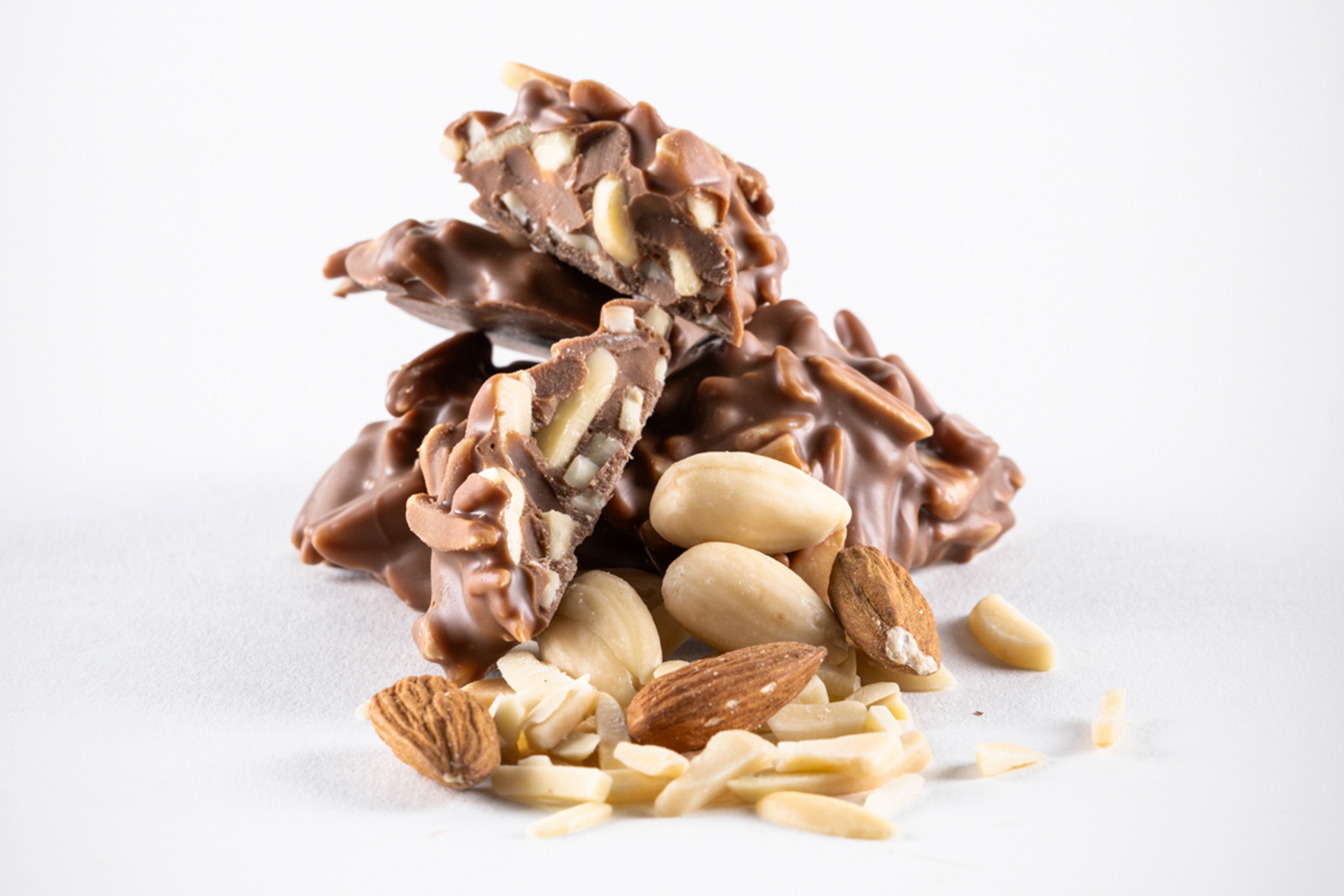 Chocoladerotsjes - melkchocolade met amandel